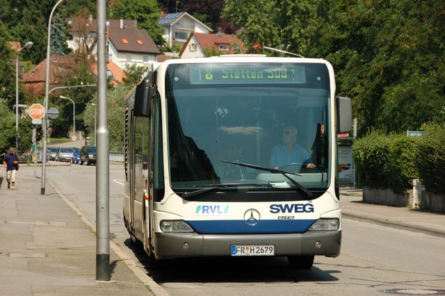 Auf der Linie 8 wird nach Stetten-Sd ...ach Tllingen an Samstagen erweitert.   | Foto: Nikolaus Trenz