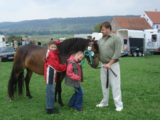 Erfolg fr das Connemara-Pony-Gestt a...beste sddeutsche Zuchtstute prmiert.  | Foto: Privat