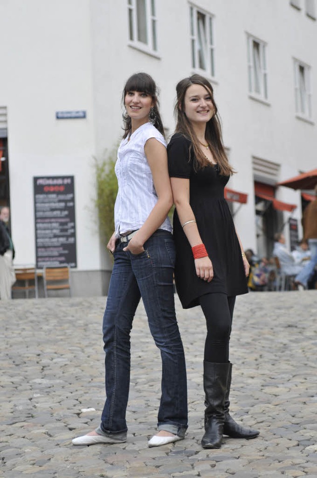 Freiburger Models: Deborah Hug (links) und Stefanie Schacherer.   | Foto: Ingo Schneider