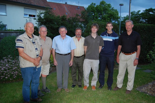 Komplett neu ist der  Vorstand des  Ob...zenden Fridolin Wassmer (von links).    | Foto: Melanie Dramac