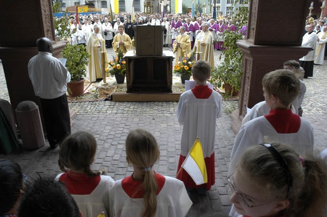 Kirchenfest mit breiter Tradition: Die...22;Groer Gott, wir loben dich&#8220;.  | Foto: Brigitte Sasse