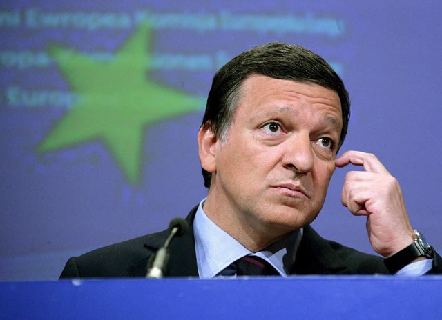 Ratlos, sprachlos, fassungslos: EU-Kommissionsprsident    Jose Manuel Barroso  | Foto: dpa