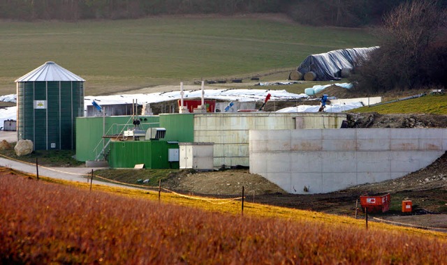 In einem solchen Grturm entsteht Biogas.  | Foto: dpa