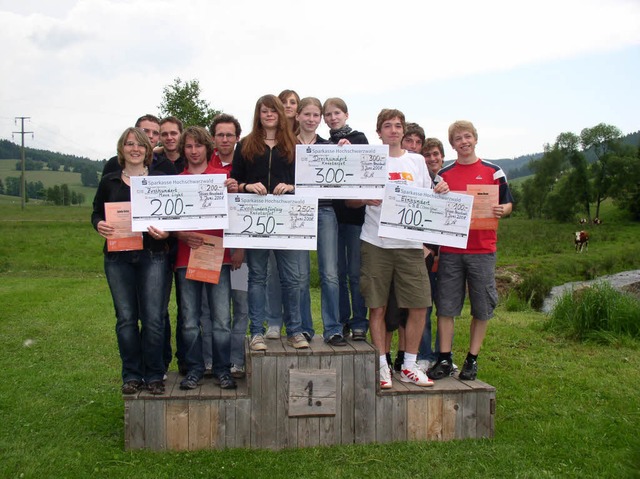 Zweimal die Hans-Thoma-Schule, einmal ...m Deutschen Grnderpreis fr Schler.   | Foto: alexandra marneth