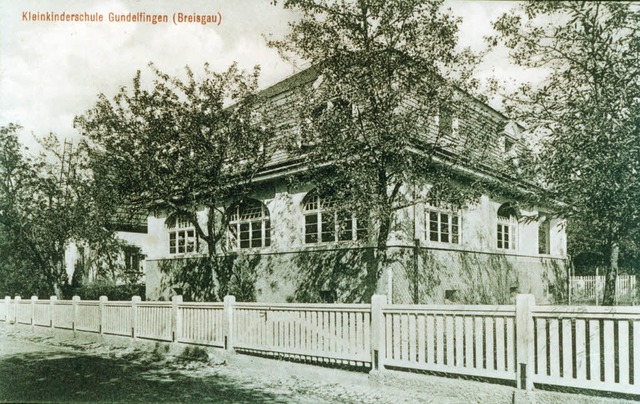 So sah die &#8222;Kinderschule&#8220; vor 100 Jahren aus.   | Foto: gemeindearchiv