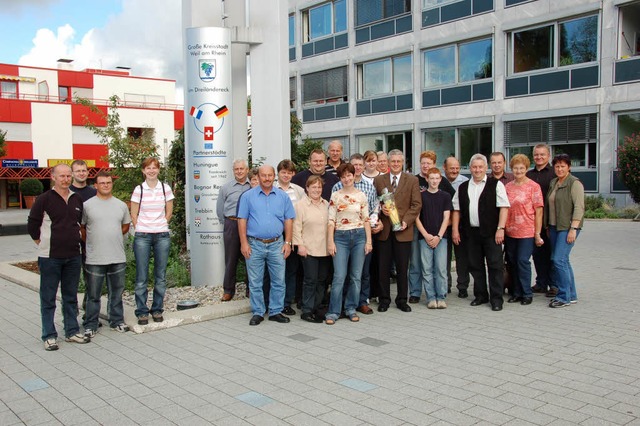 partnerschaft stdtepartnerschaft Besuch bei der Abteilung Haltingen  | Foto: senf