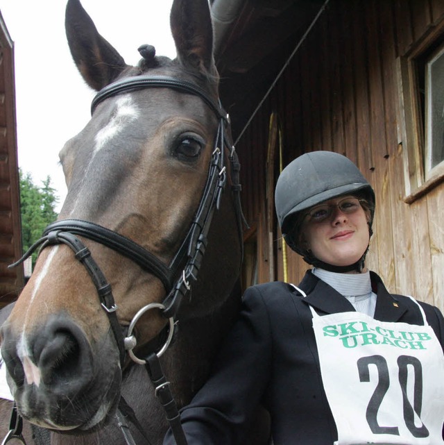 Sie freut sich auf die Teilnahme an de... Raphaela Richert mit ihrer Montana.    | Foto: Mller