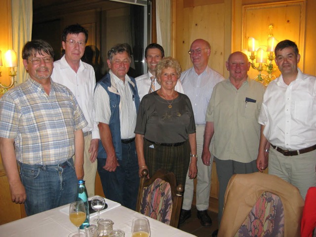 Der Vorstand der CDU Stegen, rechts de... Zweite Vorsitzende Stephan Gutzweiler  | Foto: privat