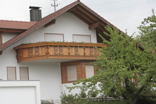 Das Haus des Tters in Leipferdingen i...0 Meter vom Haus des Opfers entfernt.   | Foto: Frhlin