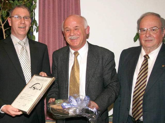 Bernhard Ebner, Heinz Schuler und Wolfgang Deschler (von links)  | Foto: Heiner Fabry