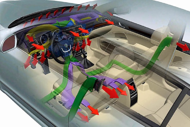 Klimatisierte Frischluft allberall: Z...ie Passagiere auf komfortable Weise.    | Foto: &#352;koda