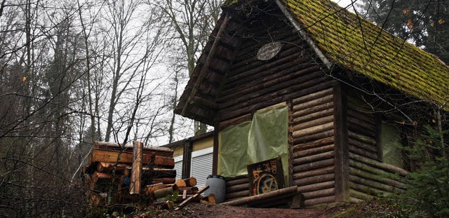 Eine neue Schutzhtte braucht der Wald..., abgelehnt wird die Containerlsung.   | Foto: Jung-Knoblich