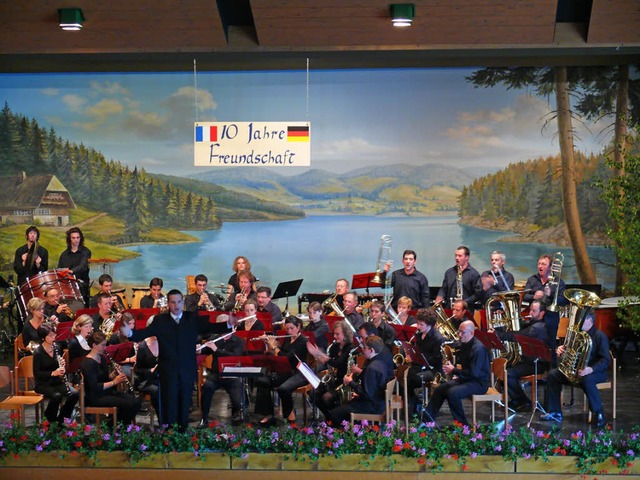 Ein Festkonzert bot     &#8222;L&#8217;echo de Chantemerle&#8220;.   | Foto: Ute Aschendorf