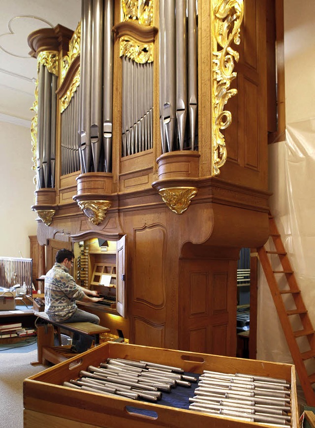 Herausragendes Instrument in der Regio...n der Seelbacher  Kirche St. Nikolaus   | Foto: fotos: christoph breithaupt