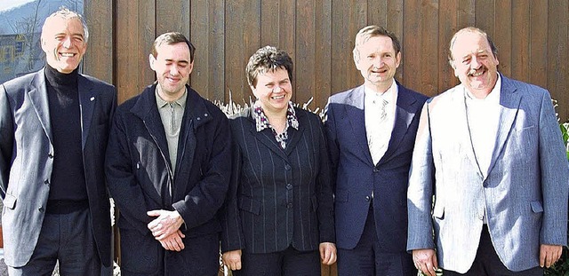 Der neue Vorstand der &#8222;Gesundhei...mut Hildebrandt und  Klaus-Peter Stoll  | Foto: verein