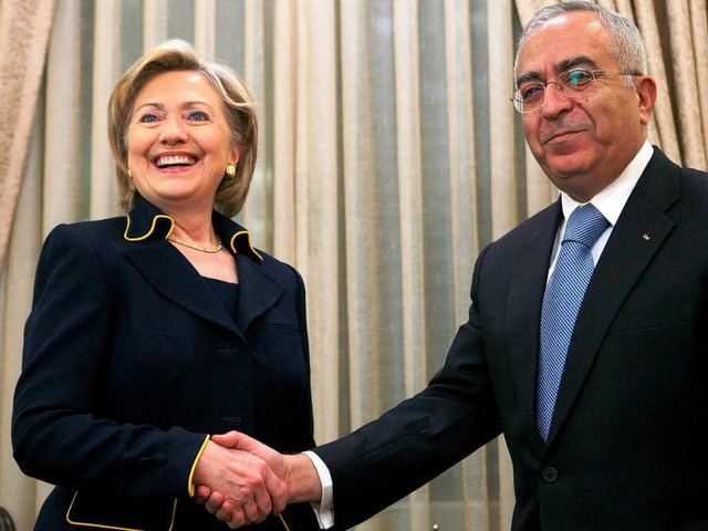 Erst am Mittwoch hatte sich Fajad noch...nministerin Hillary Clinton getroffen.  | Foto: dpa