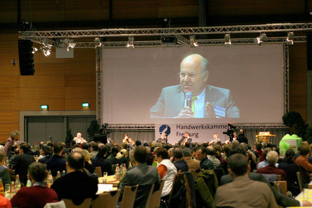 Gro war auf der Messe GET am Sonntagmorgen das Interesse an der Podiumsdiskussion zum Klimaschutz.