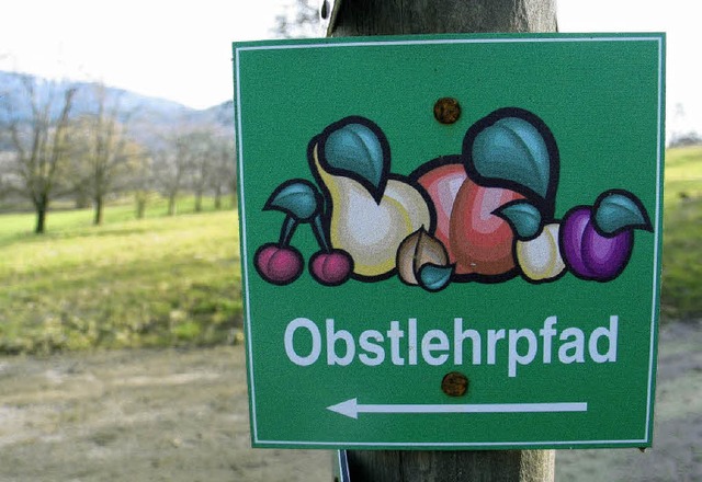 Obstlehrpfad Eggenertal  | Foto: Jutta Schtz