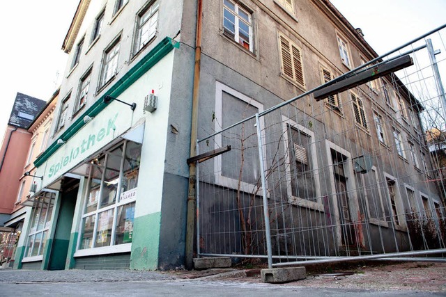 Weil das Hinterhaus des Gebudes einst...ang in die Brestenbergstrae gesperrt.  | Foto: Christoph Breithaupt