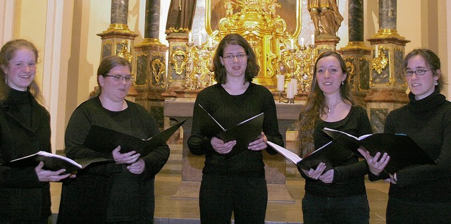 Dem Gregorianischen Gesang  haben sich...ngerinnen aus Freiburg verschrieben.   | Foto: heidi fssel