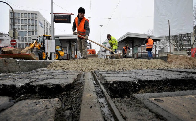 Freiburgs grte Baustelle an der Habsburgerstrae.  | Foto: Ingo Schneider