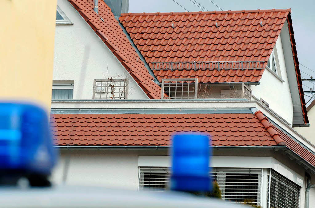 Das Wohnhaus des mutmalichen Amoklufers aus Winnenden