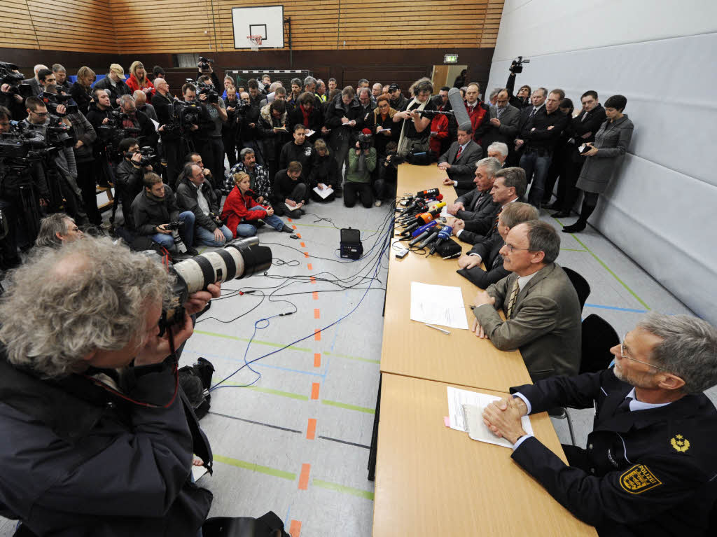 Pressekonferenz in Winnenden
