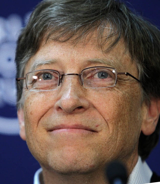 Steht wieder ganz oben auf  der Liste   &#8211; Microsoft-Grnder   Bill Gates.   | Foto: dpa