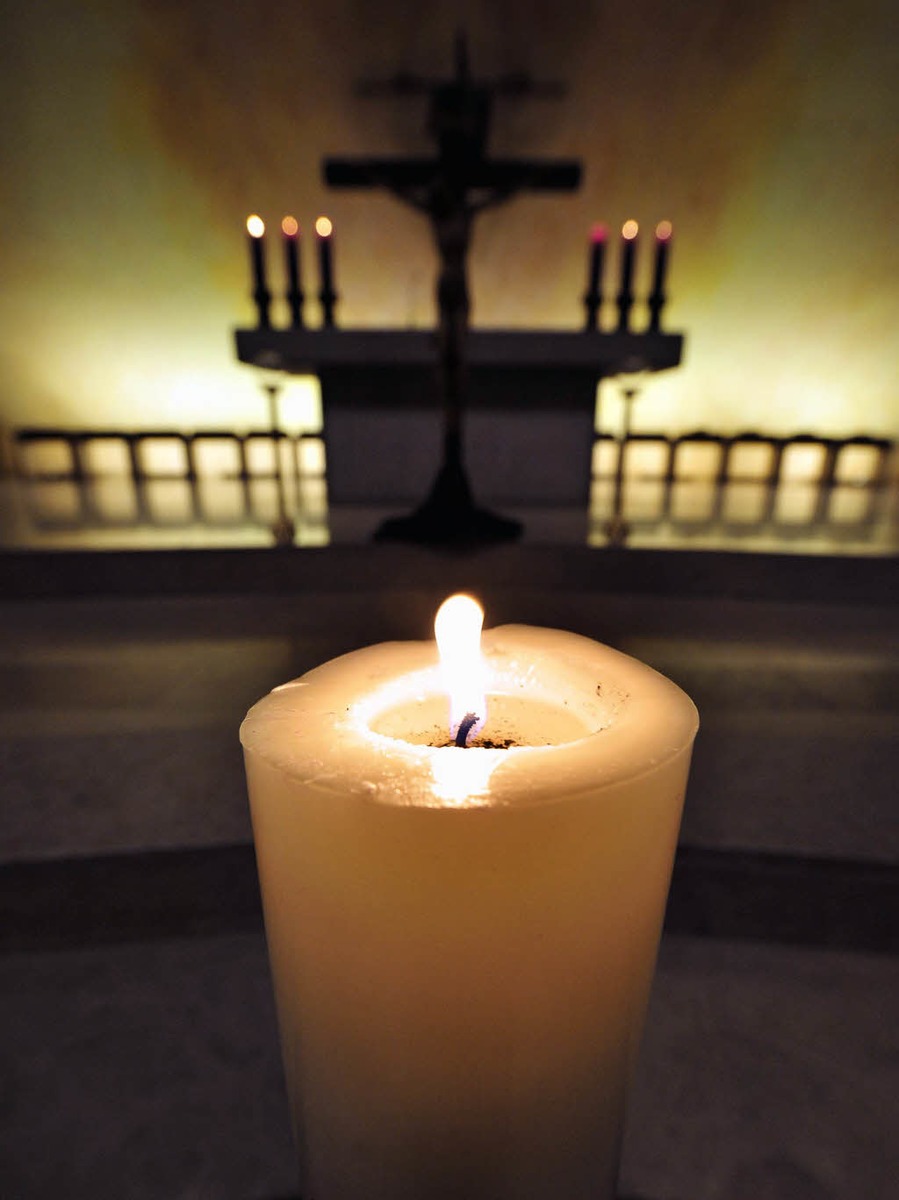 Trauerfeier in der katholischen Kirche in Winnenden