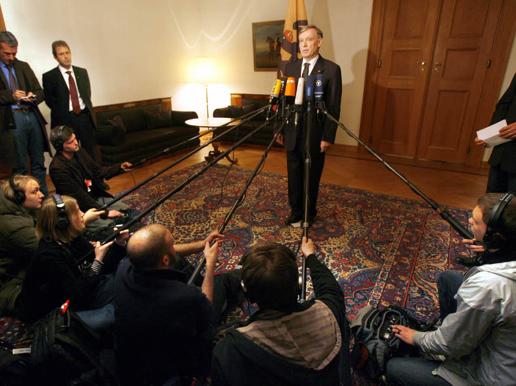 Bundesprsident Horst Khler nimmt zum Amoklauf Stellung.