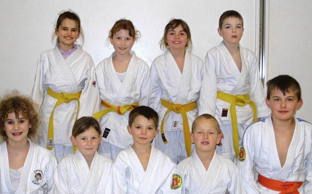 Die Bad Sckinger U-10- und  U-12-Judo...ul Legler, Kai Kern, Patrick Zalewski.  | Foto: BZ