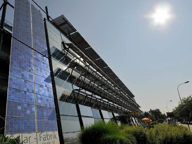 Kommt nicht voran &#8211; die Solar-Fabrik in Freiburg.   | Foto: schneider