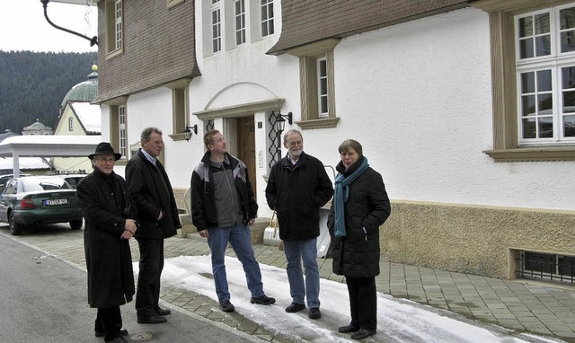 Zu einem Ortstermin  beim  evangelisch...mt beim Regierungsprsidium Freiburg.   | Foto: Ulrike Spiegelhalter