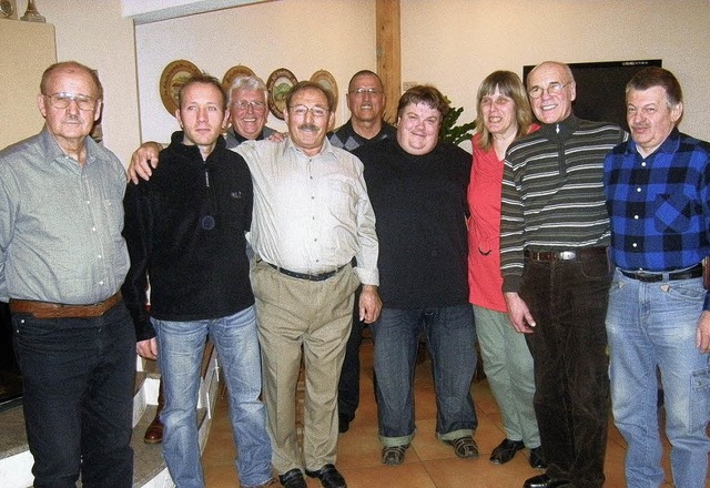 Der Vorstand der Schtzengesellschaft ...ax Kahl, Alfred Schneider (von links)   | Foto: BZ