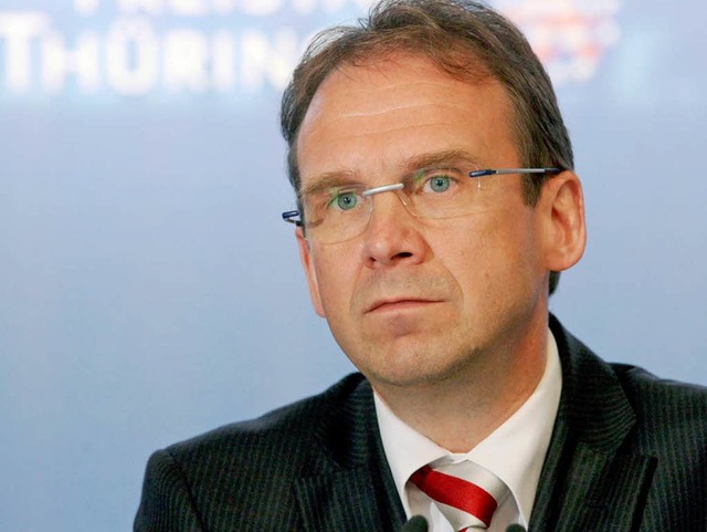 Will als Ministerprsident in Thringen besttigt werden: Dieter Althaus (CDU)  | Foto: dpa