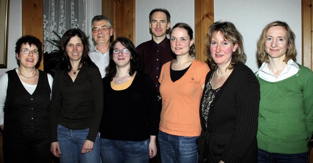 Der Vorstand des Harmonika-Orchesters ...uela Schmidle und Sabine Rotzinger.     | Foto: Frse