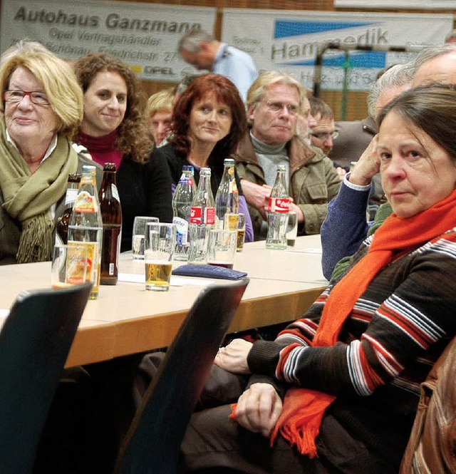 Aufmerksame Zuhrer besuchten die Brgerversammlung in Todtnau.   | Foto: Kathrin Blum