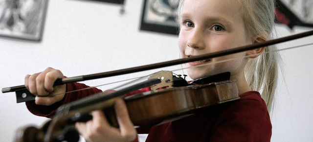 Freude an der Musik vermittelte der Infotag der Musikschule.   | Foto: BZ