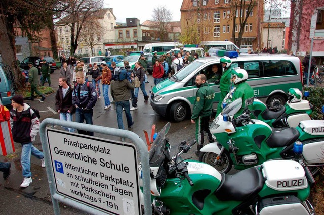 hnlich wie 2006, als in Offenburg die...ll Winnenden wieder Trittbrettfahrer.   | Foto: Archiv: hsl