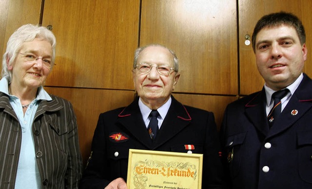 Seit 60 Jahren ist Gustav Welte Mitgli...bei der Ehrung aber nicht dabei sein.   | Foto: Eberhard Kopp