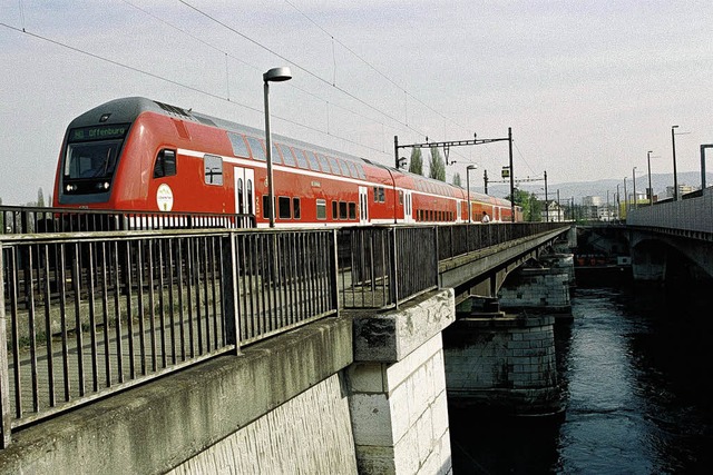 Die Rheinquerung in Basel ist ein Nade...ie zweite Rheinbrcke gebaut werden.    | Foto: Claude Giger