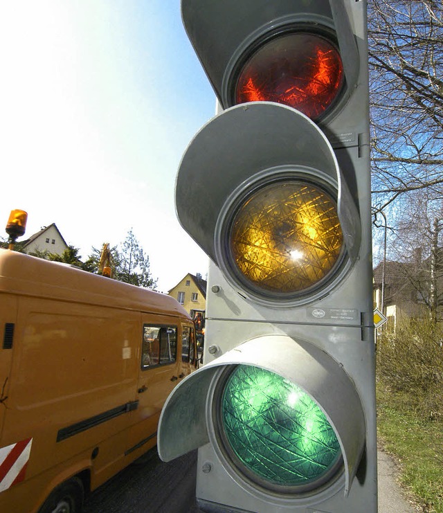 Irritationen gab es am Wochenende um d...hen Arbeiten erst am Montag begannen.   | Foto: Robert Bergmann