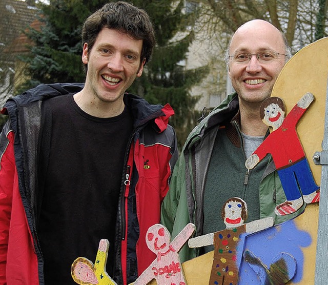 Andreas Abler (links) und  Andreas Hil...icht auf dem Foto) das Quiz ersonnen.   | Foto: archiv: siefke