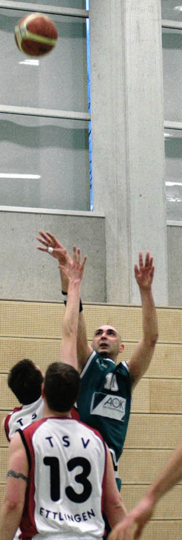 Spezialist fr Dreierwrfe: Spielertra...in die Basketball-Regionalliga fhren.  | Foto: Peter Gerigk
