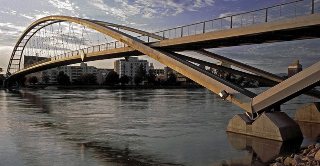 Der Dreilnderbrcke droht Konkurrenz aus Kln.   | Foto: bz