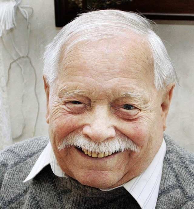 Topfit mit 95 Jahren &#8211; Gustav Weinacker   | Foto: ulrike hiller