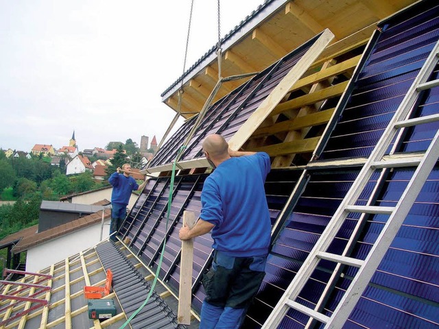 Die energetische Sanierung von Husern soll gefrdert werden.  | Foto: MF
