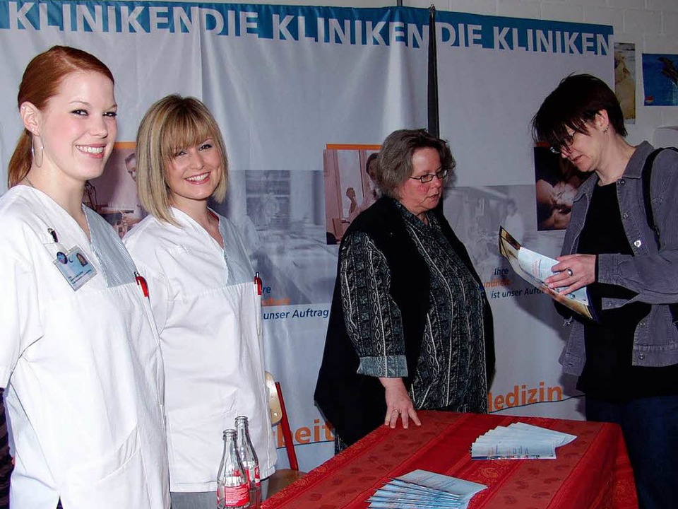 Auch  die  Kliniken  des Landkreises  warben  um den nachwuchs  | Foto: Silke Hartenstein