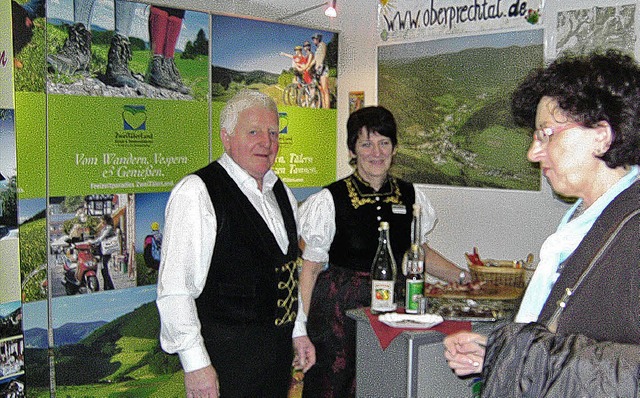 Der Arbeitskreis Tourismus Oberprechta...warb um Urlaubsgste  in Saarbrcken.   | Foto: zvg