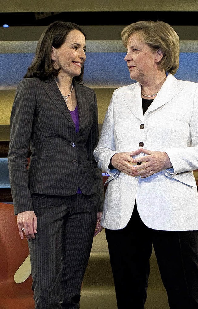 Versuchte, bei Anne Will Strke zu zeigen: Angela Merkel   | Foto: dpa